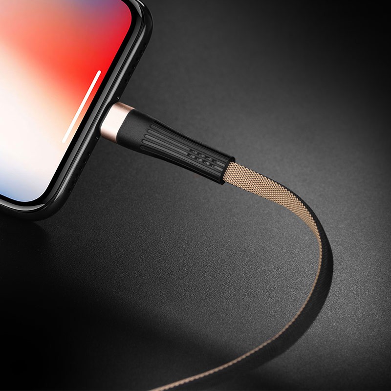 Cáp sạc Lightning Hoco U39 sạc nhanh 2.4A cho iPhone/iPad dài 1.2m