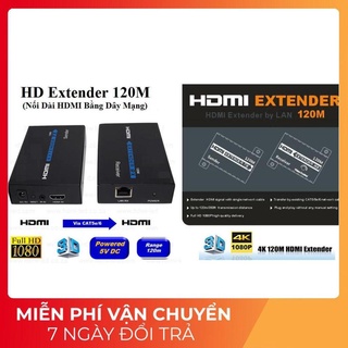 S bộ nối dài hdmi bằng dây lan 120m - chính hãng fb-link