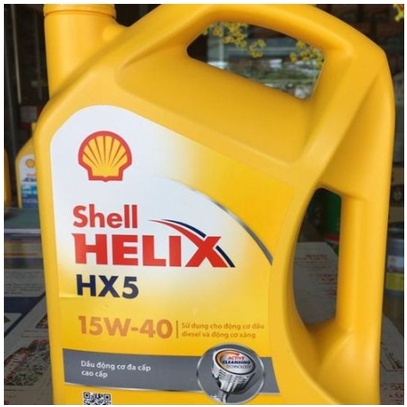 Dầu nhờn Nhớt diesel SHELL 4L bôi trơn động cơ máy xăng dầu  xe hơi ô tô cho Toyota Vios Innova Honda Hyundai Accent