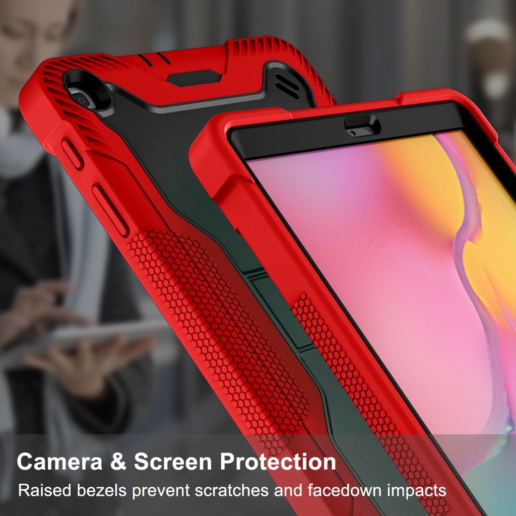 Ốp bảo vệ máy tính bảng chống sốc có giá đỡ bảo vệ cho Samsung Galaxy Tab A 10.1 Inch 2019 Sm-T510 T515 | BigBuy360 - bigbuy360.vn
