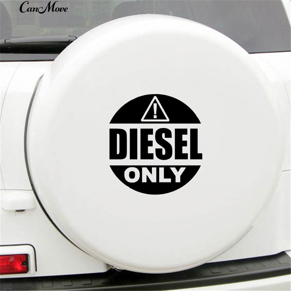 Decal dán xe hơi chữ diesel Only