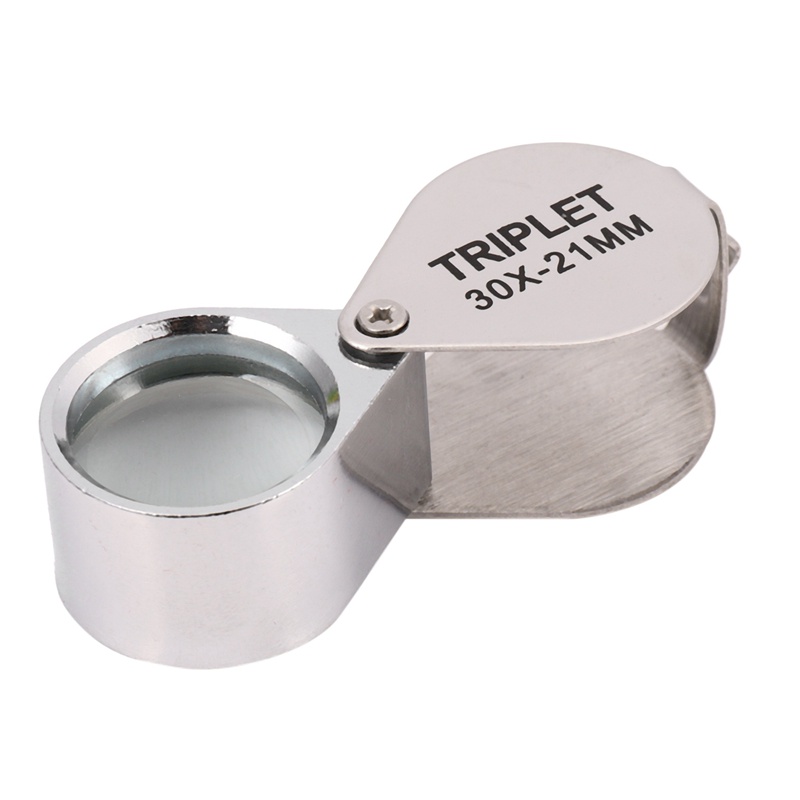 Kính Lúp Phóng Đại Trang Sức 30x Power 21mm Kèm Hộp Tinh Tế