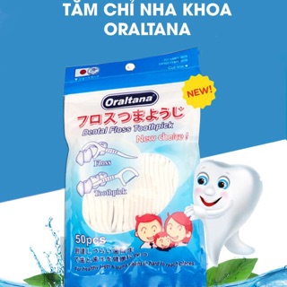 Tăm chỉ nha khoa Oratana ( túi 50c )