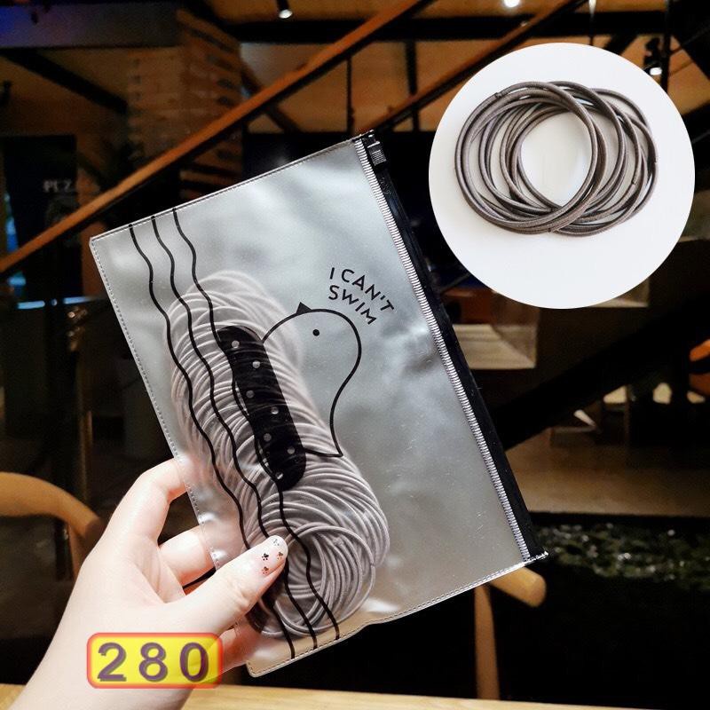 Túi Dây Thun Buộc Tóc Thời Trang Nhiều Màu Giá Rẻ 280
