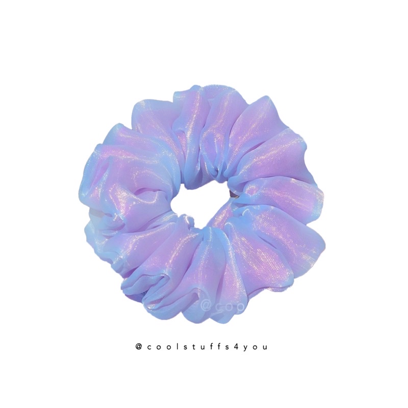 Đồ buộc tóc voan phồng 2 lớp thiết kế Grape  size thường