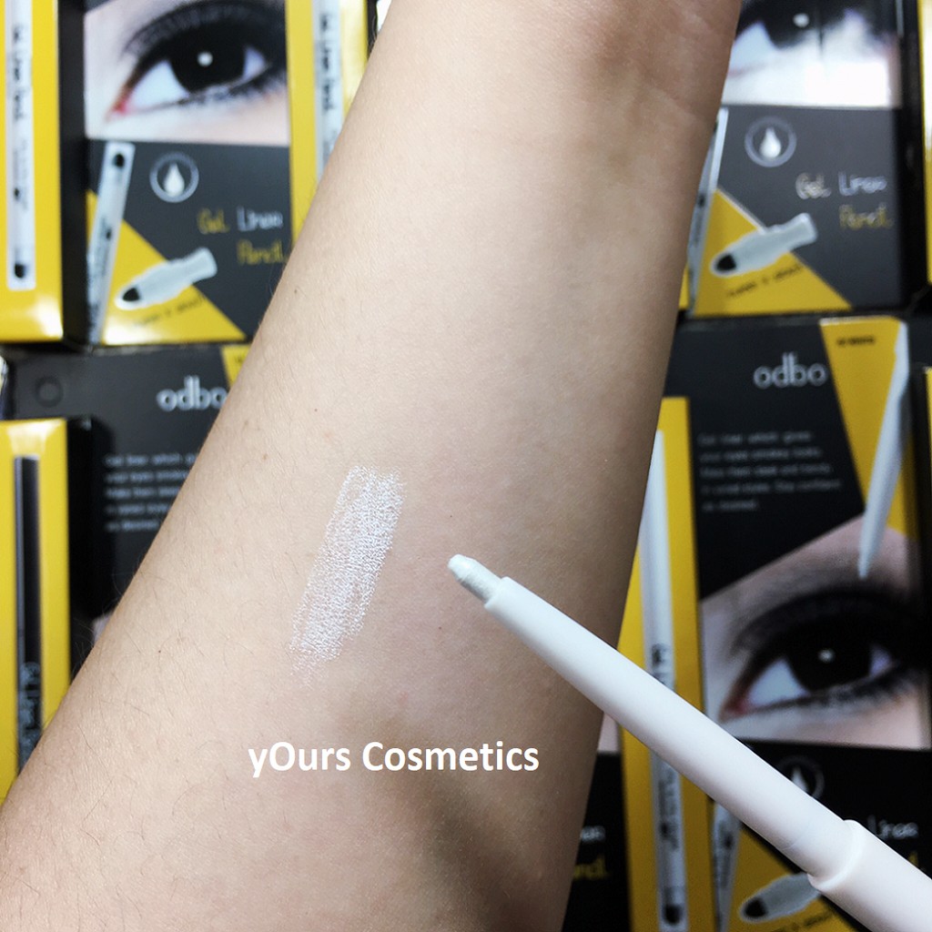 [Auth Thái] Chì Kẻ Mí Màu Trắng Dạng Sáp Odbo Gel Liner Pencil - Chì Vặn Kẻ Mắt Màu Trắng Odbo Gel Liner Pencil