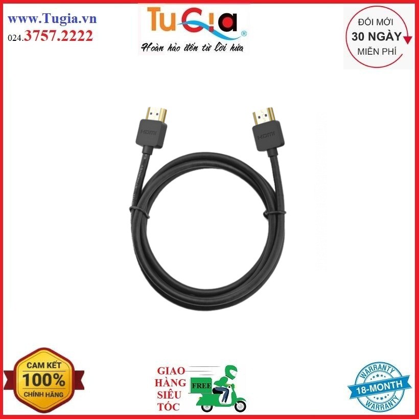 CÁP HDMI 1.4 SLIM 4K2K UGREEN 30822