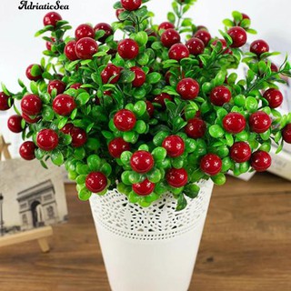 Cây Trái Giả 6 Nhánh 18 Lá Trang Trí Nội Thất