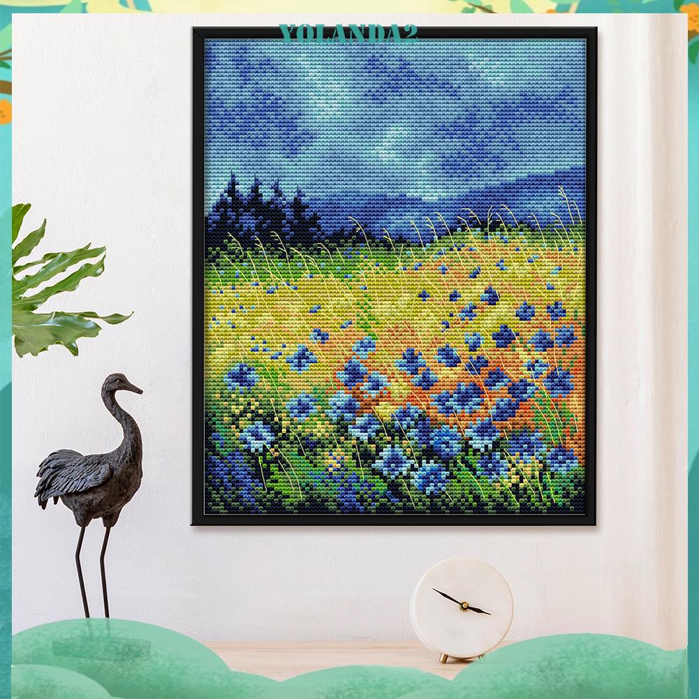 Tranh Thêu Chữ Thập 14ct Hình Bông Hoa