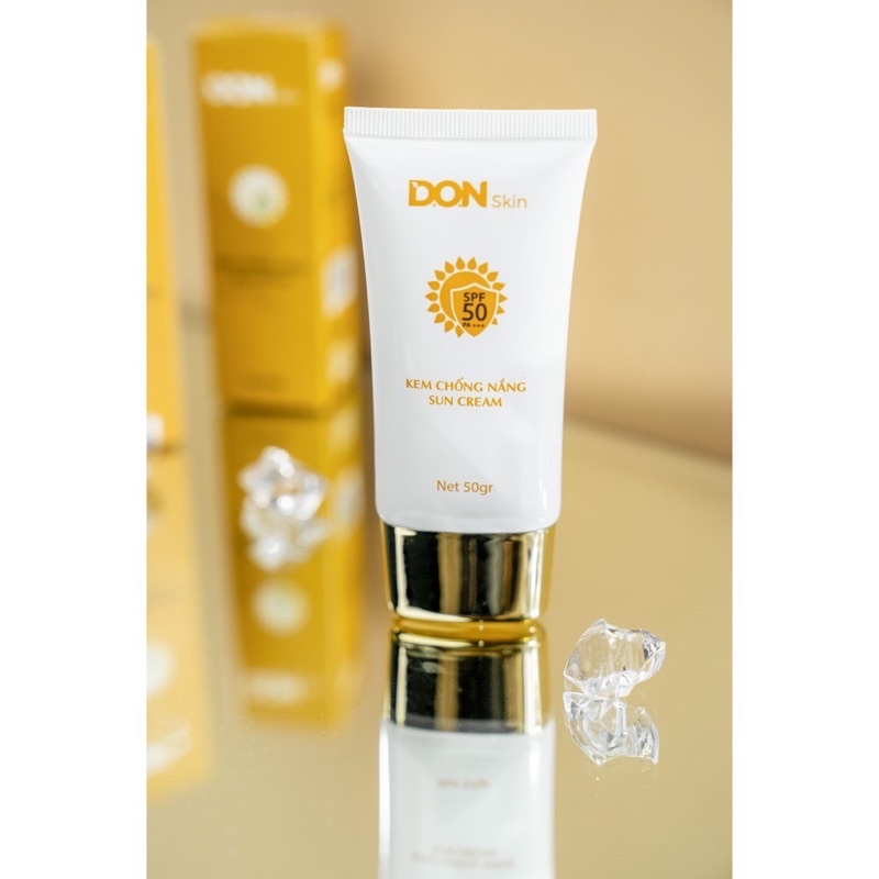 Kem chống nắng - Nâng tone không bết dính [D.O.N SKIN chính hãng] | BigBuy360 - bigbuy360.vn