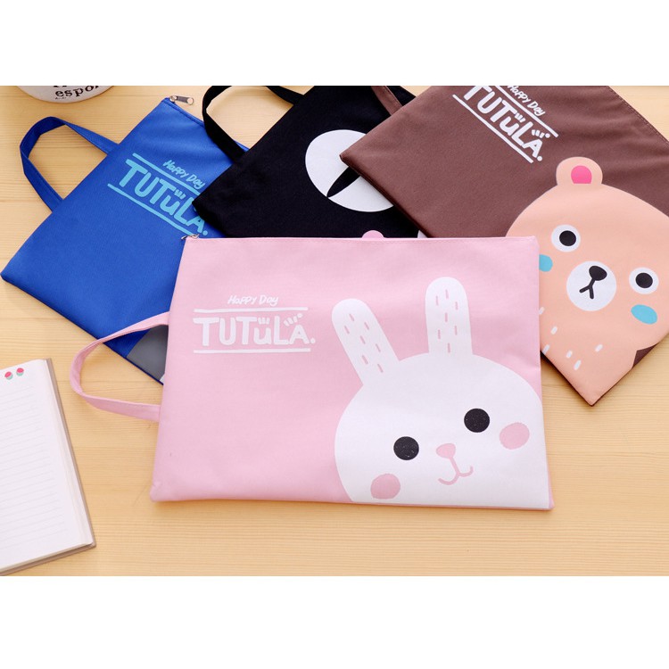 Túi A4 hình thú [Đơn 50k tặng kẹp tóc Hàn Quốc cực xinh]