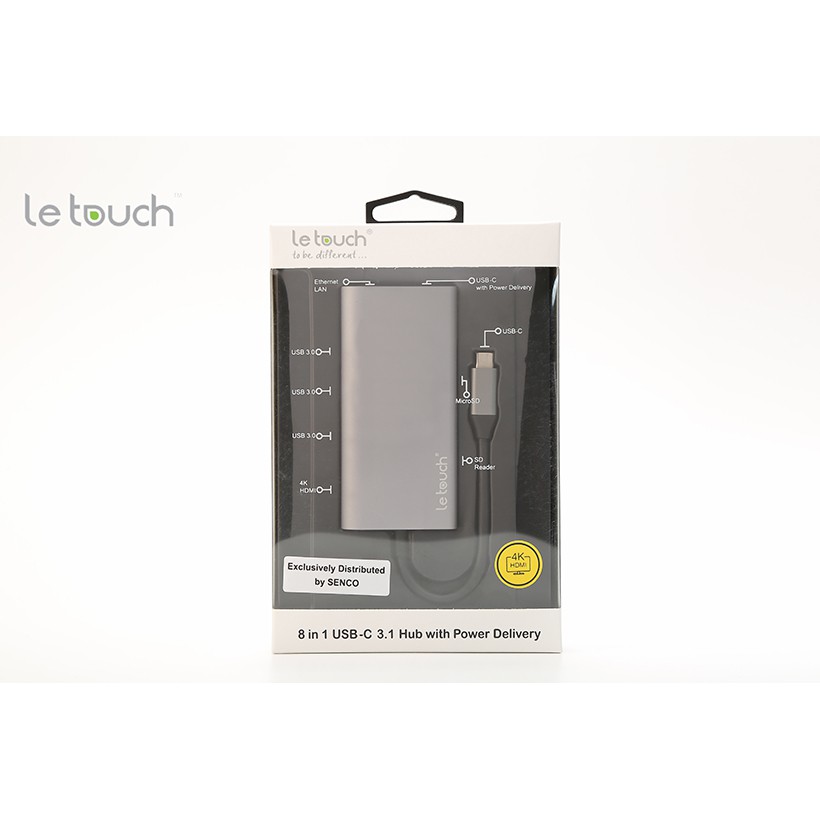 LE TOUCH HUB USB-C 8 IN 1
