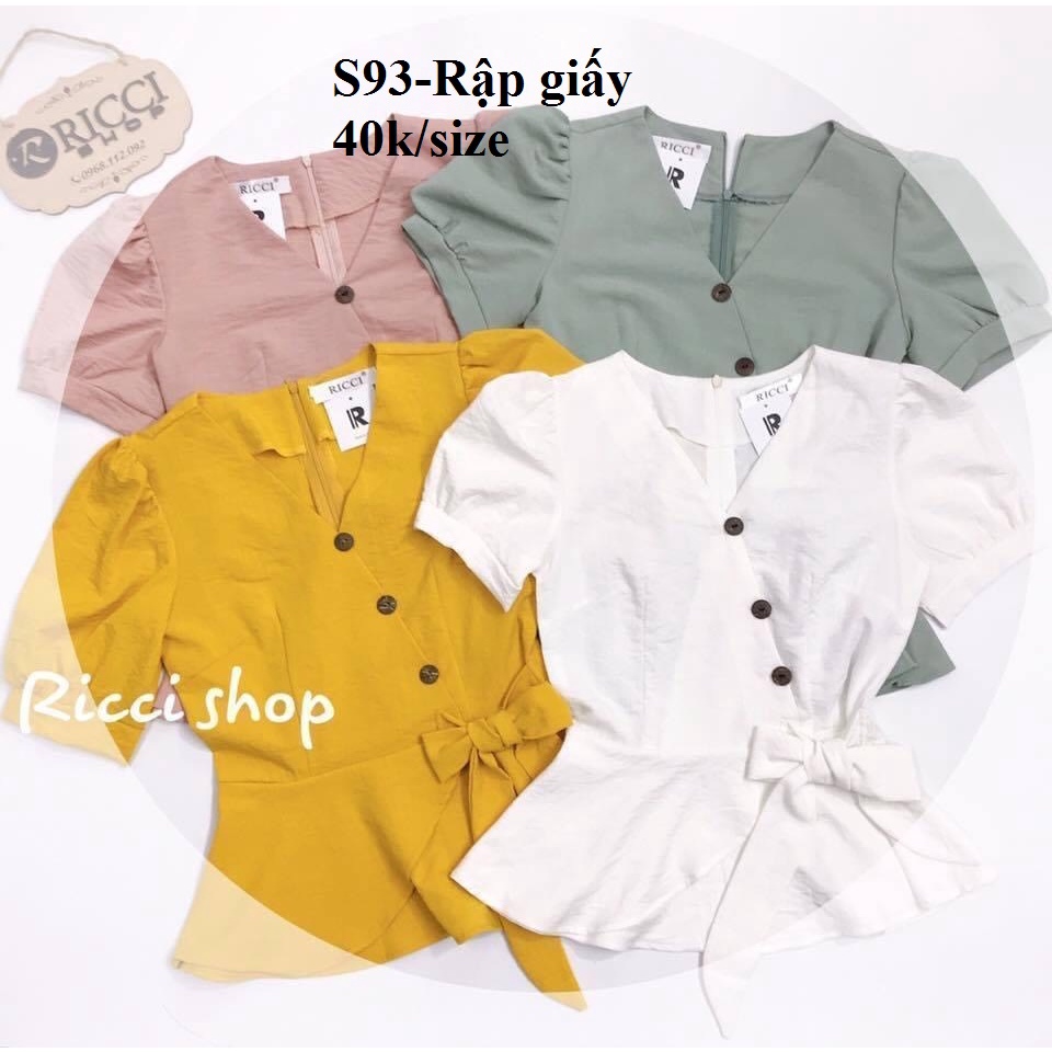RẬP GIẤY MÃ S93 RẬP ÁO 2 TÀ CHÉO NHAU (KHÔNG PHẢI BÁN QUẦN ÁO)