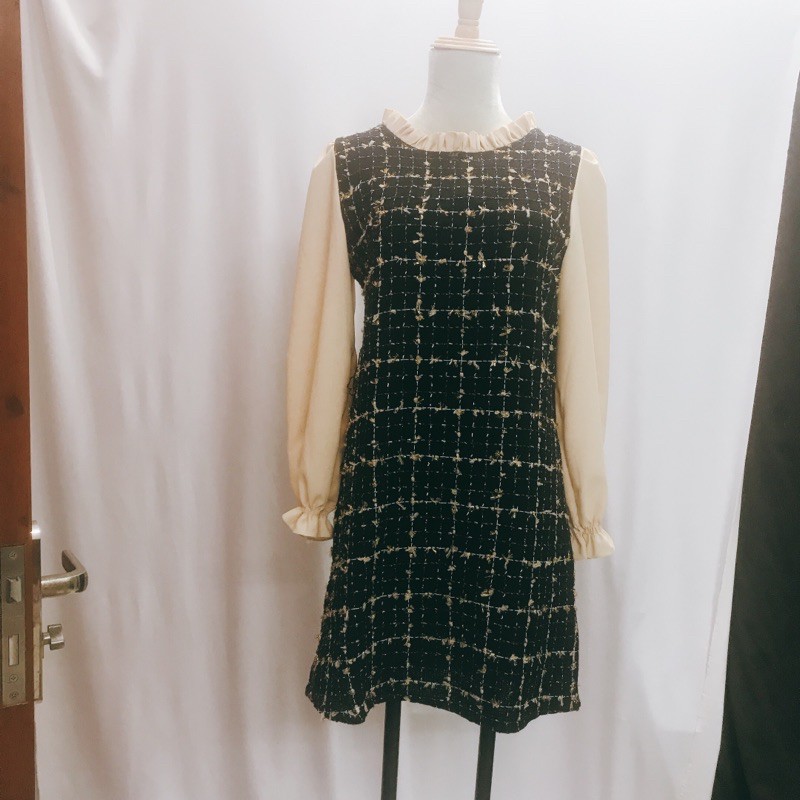 [Mã WARUN27 giảm 12k đơn 99k] Đầm dạ - Đầm suông - tay phồng tiể | BigBuy360 - bigbuy360.vn