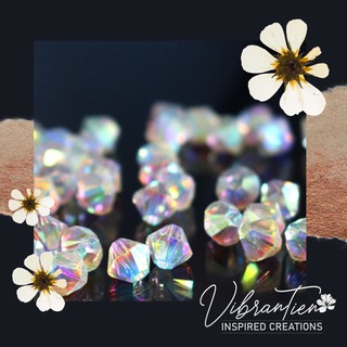 Combo 50/100 viên pha lê Swarovski nón 3/4/6ly