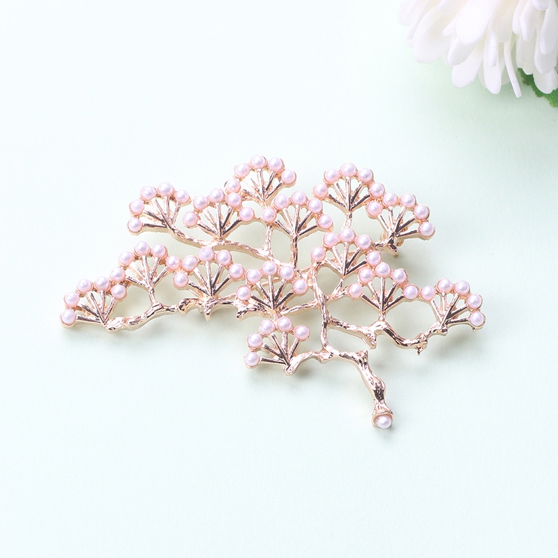 Ghim Cài Áo Hình Hoa Đính Ngọc Trai Nhân Tạo Thời Trang