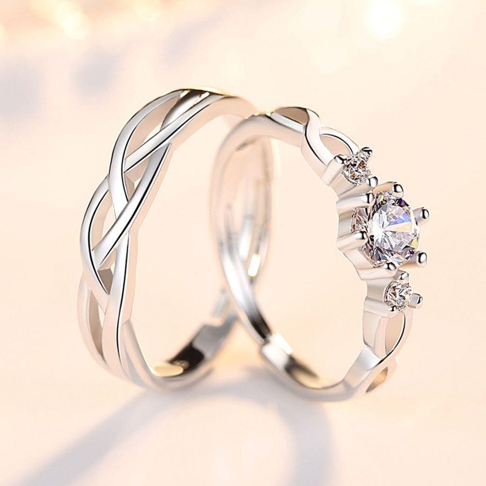 Nhẫn Đôi Thời Trang Quà Tặng Valentine|Đầm Cô Dâu Màu Trắng Kiểu Dáng Sang Trọng Quý Phái|Dây Chuyền Mạ Vàng