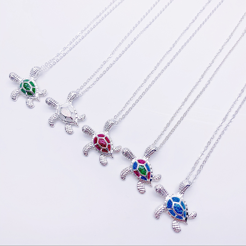 Dây chuyền hợp kim mặt hình rùa biển đáng yêu thời trang