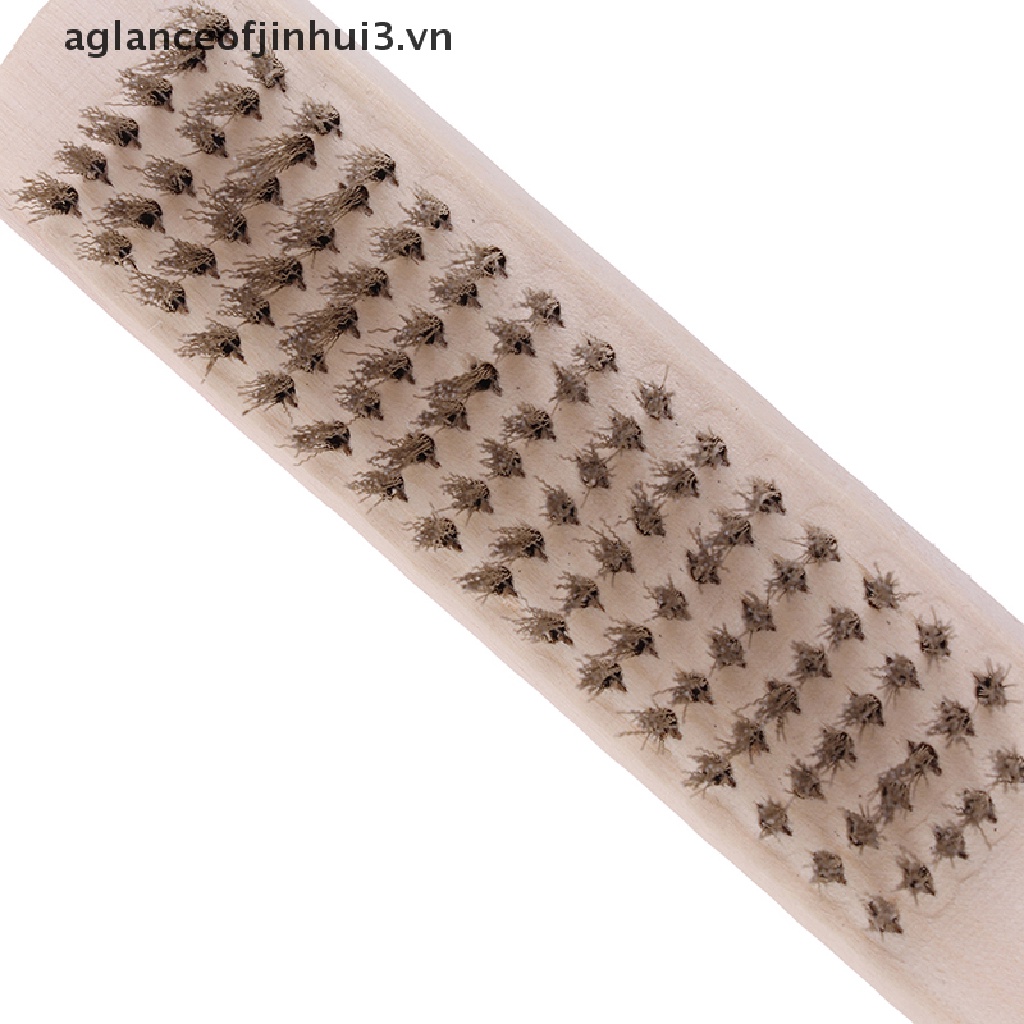 Cọ Dây Đồng Cán Gỗ 208mm Chuyên Dụng Vệ Sinh Kim Loại