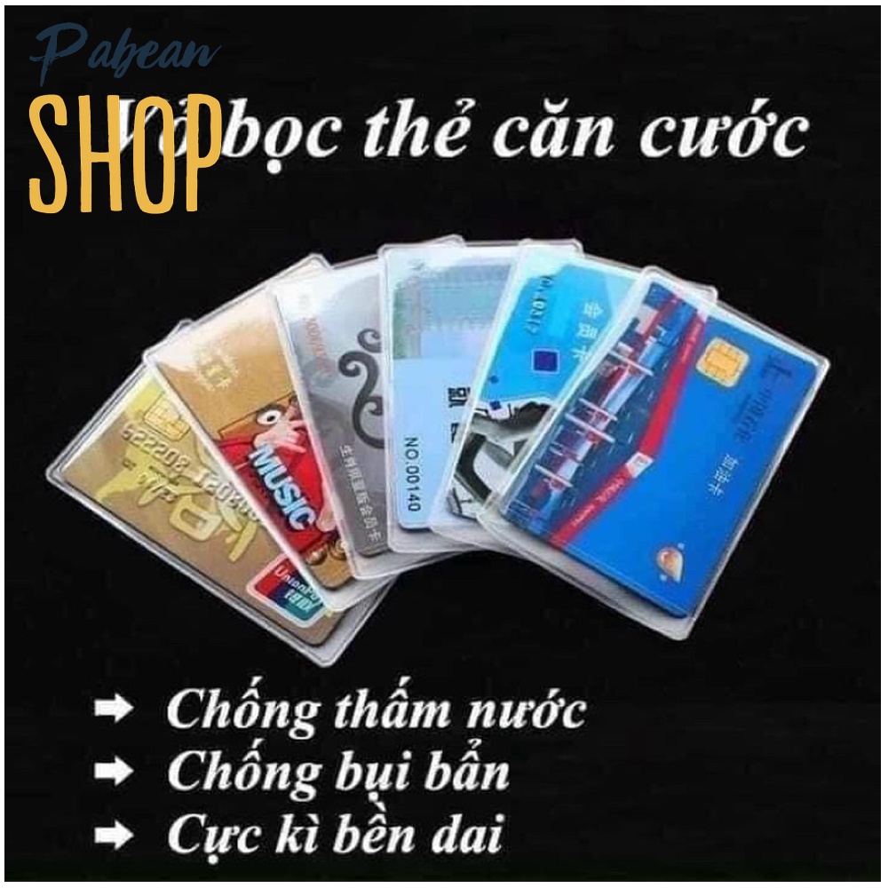 Bao bọc thẻ ngân hàng, thẻ căn cước chống xước chống bụi