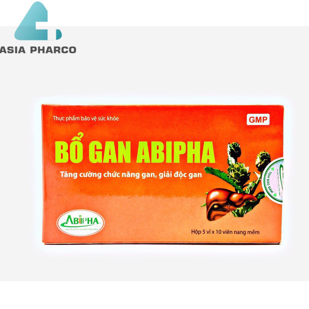 BỔ GAN ABIPHA GIẢI ĐỘC GAN, BẢO VỆ GAN LUÔN MẠNH KHOẺ