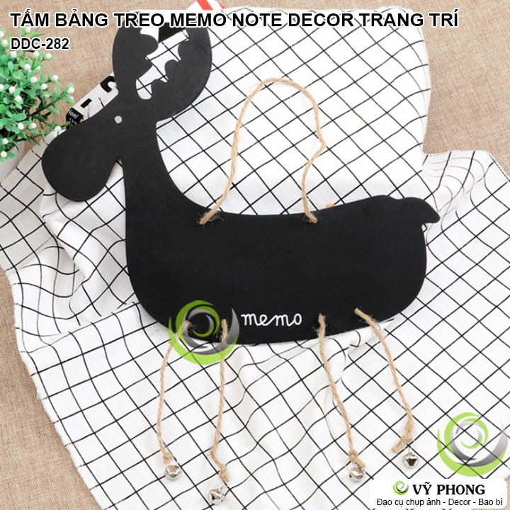 TẤM BẢNG ĐEN GỖ TREO MEMO NOTE CẮT HÌNH CON VẬT BẢNG ĐEN GHI NHỚ DECOR TRANG TRÍ ĐẠO CỤ CHỤP ẢNH SẢN PHẨM DDC-282