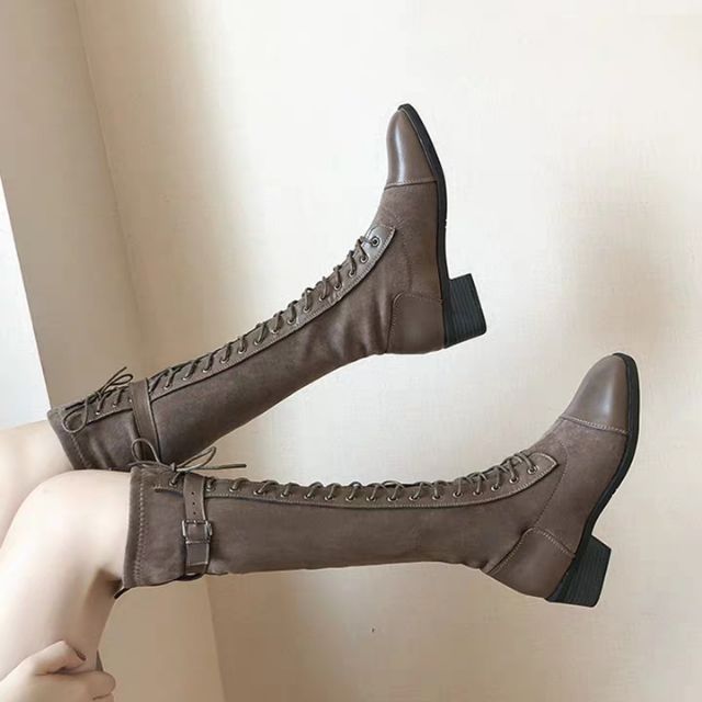 Order boots đùi da lộn dành cho mùa đông mới nhất 2019, hàng quảng châu loại đẹp | BigBuy360 - bigbuy360.vn