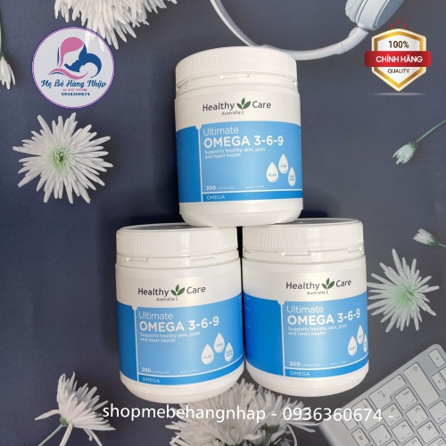 Omega 369 Healthy Care Úc 200 Viên