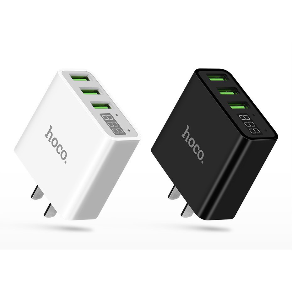 [CHÍNH HÃNG] HOCO - Cóc Sạc 3 cổng USB C15 - bảo hành 1 đổi 1