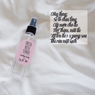 Toner hoa hồng handmade