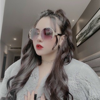 K86 kính mát nữ ốc đính đá xoàn siêu sang chảnh