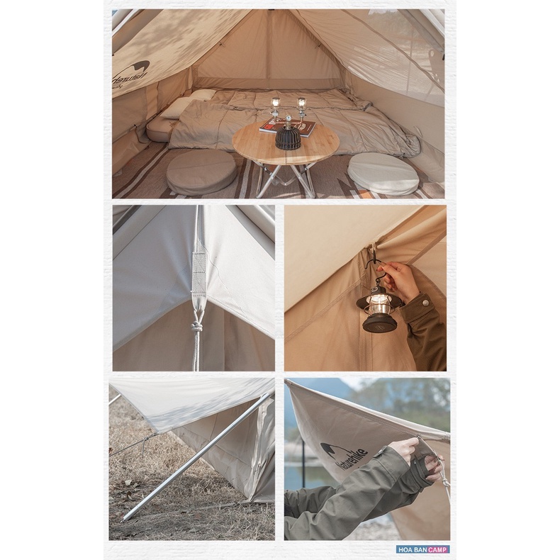 Lều Glamping 2-4 Người NatureHike Extend 4.8 NH20ZP011