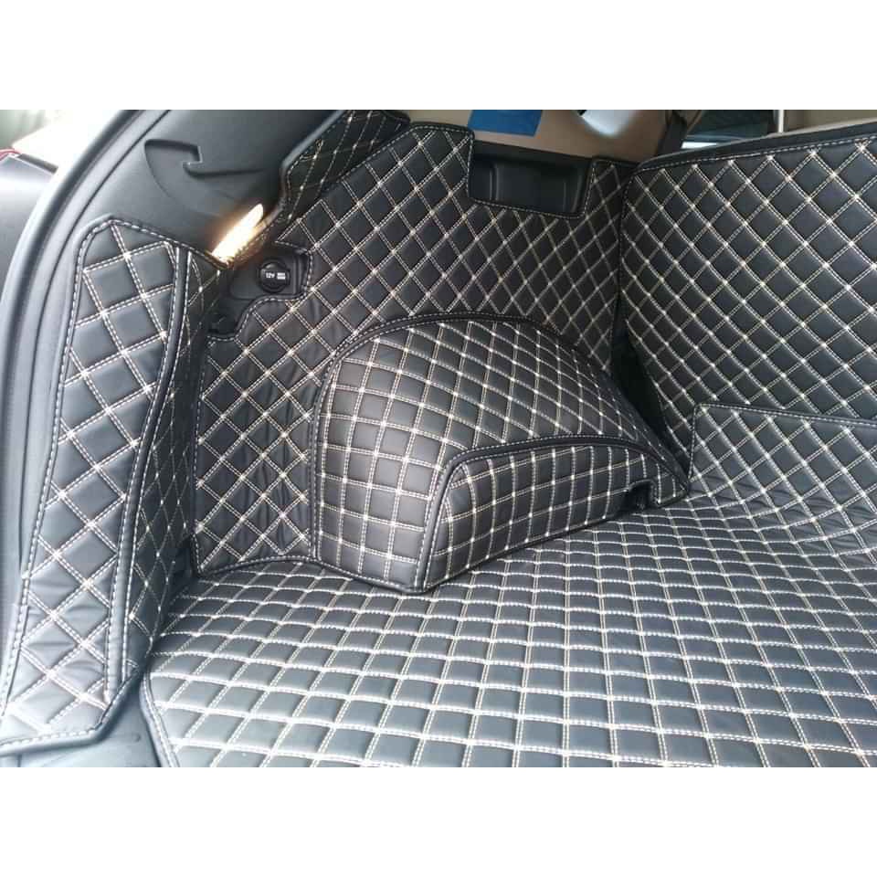 Thảm lót full cốp da Pu cao cấp cho xe Huyndai Santafe