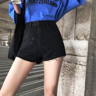 QUẦN JEANS SHORT LƯNG CAO