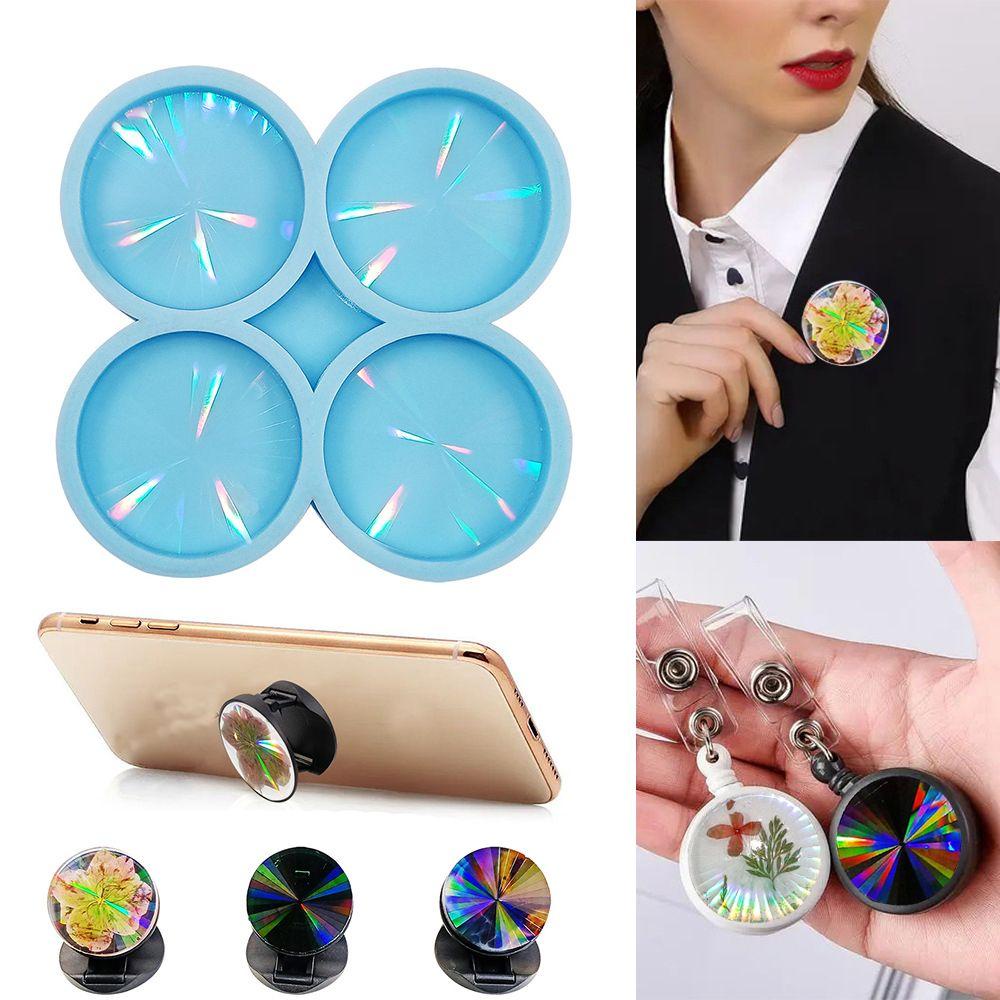 LONTIME Khuôn Silicon Làm Giá Đỡ Điện Thoại Hình Bóng Đèn Ba Chiều DIY