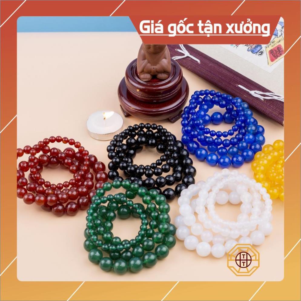 Vòng tay phong thủy đá MNao may mắn tài lộc nam nữ mệnh Kim Mộc Thủy Hỏa Thổ - Tổng Sỉ Phong Thủy