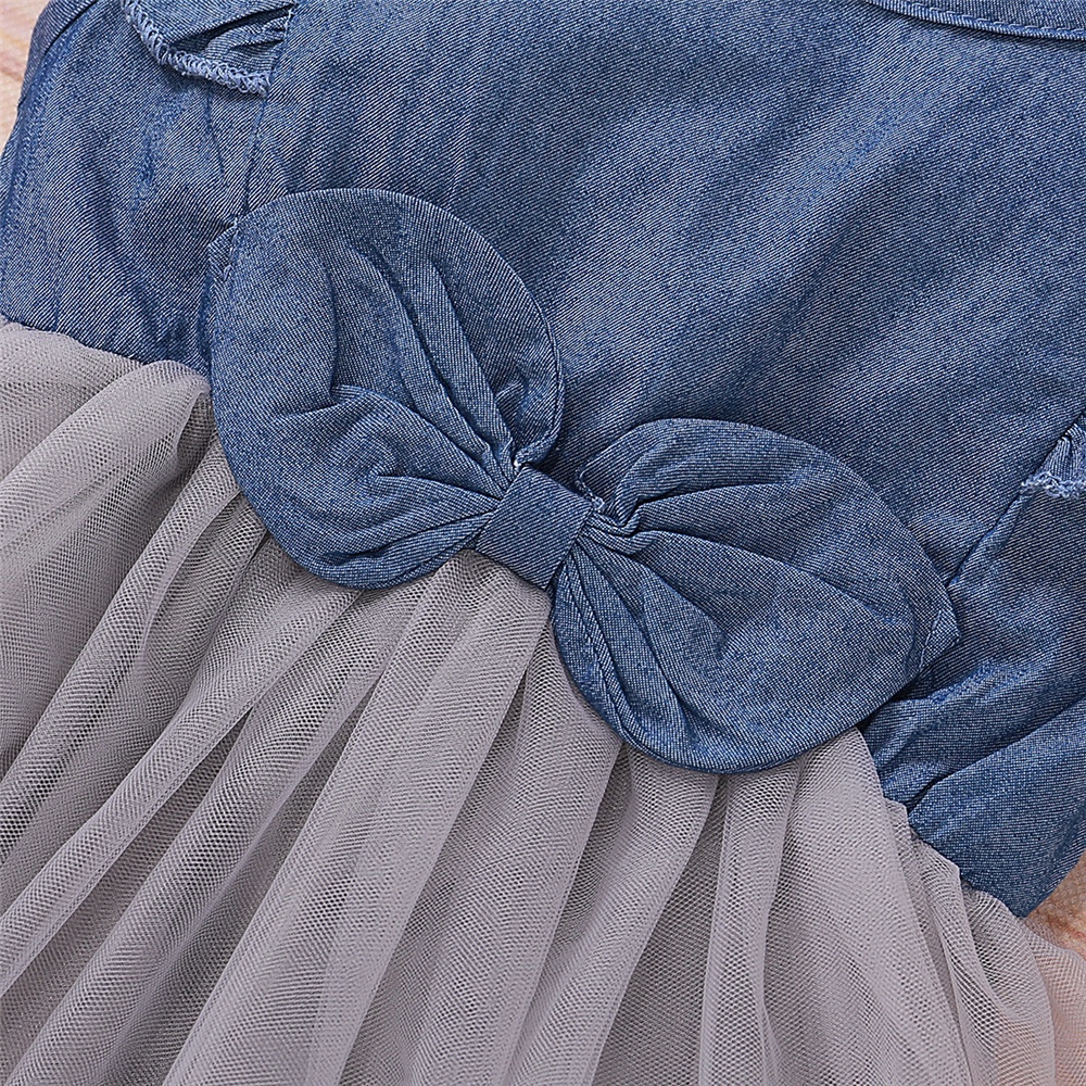 Đầm xòe MIKRDOO tulle thiết kế xinh xắn dễ thương dành cho bé gái 1-3 tuổi