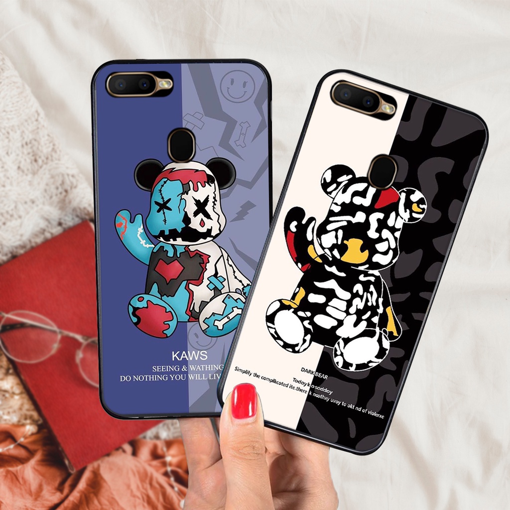 ỐP LƯNG OPPO A5S-OPPO A12-OPPO A7-OPPO F9-OPPO REALME 2 PRO IN HÌNH BEARBRICK CỰC HOT 2021