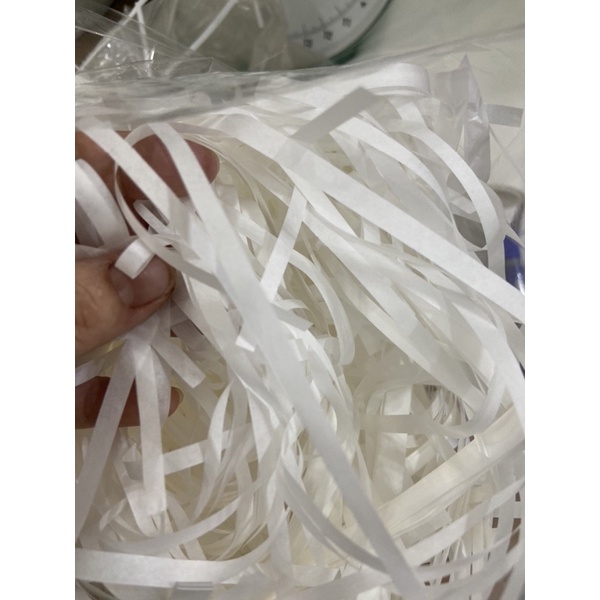 [Rẻ vô địch] 1kg Giấy rơm trắng, nâu, đen, vàng, giấy vụn lót hộp quà, giấy chống sốc, giấy lót hộp yến