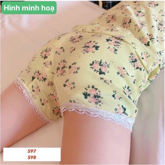 Lyvyshop - Bộ dây đùi phối ren vải thun gân cực đẹp cho bé gái 08-23kg