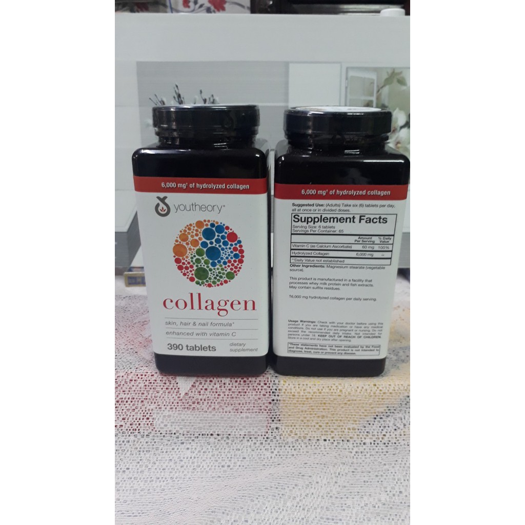 Collagen type 1 2 3 Collagen Advanced Formula 390 viên