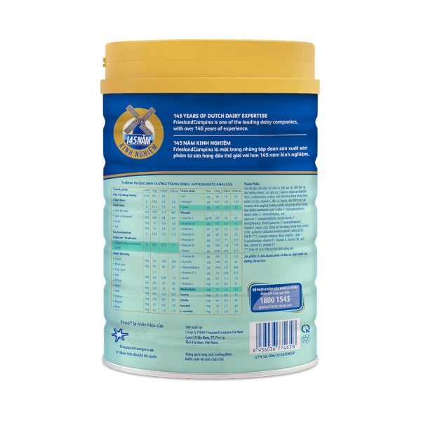 Frisolac Gold 4 850gr - Mẫu mới - HSD 09/11/2023