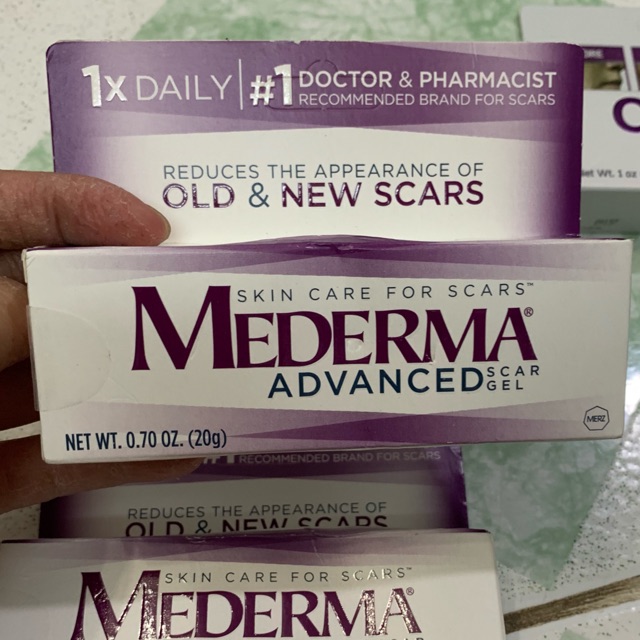 Kem mờ sẹo hiệu quả cao Mederma Advanced Scar Gel 20g mẫu mới