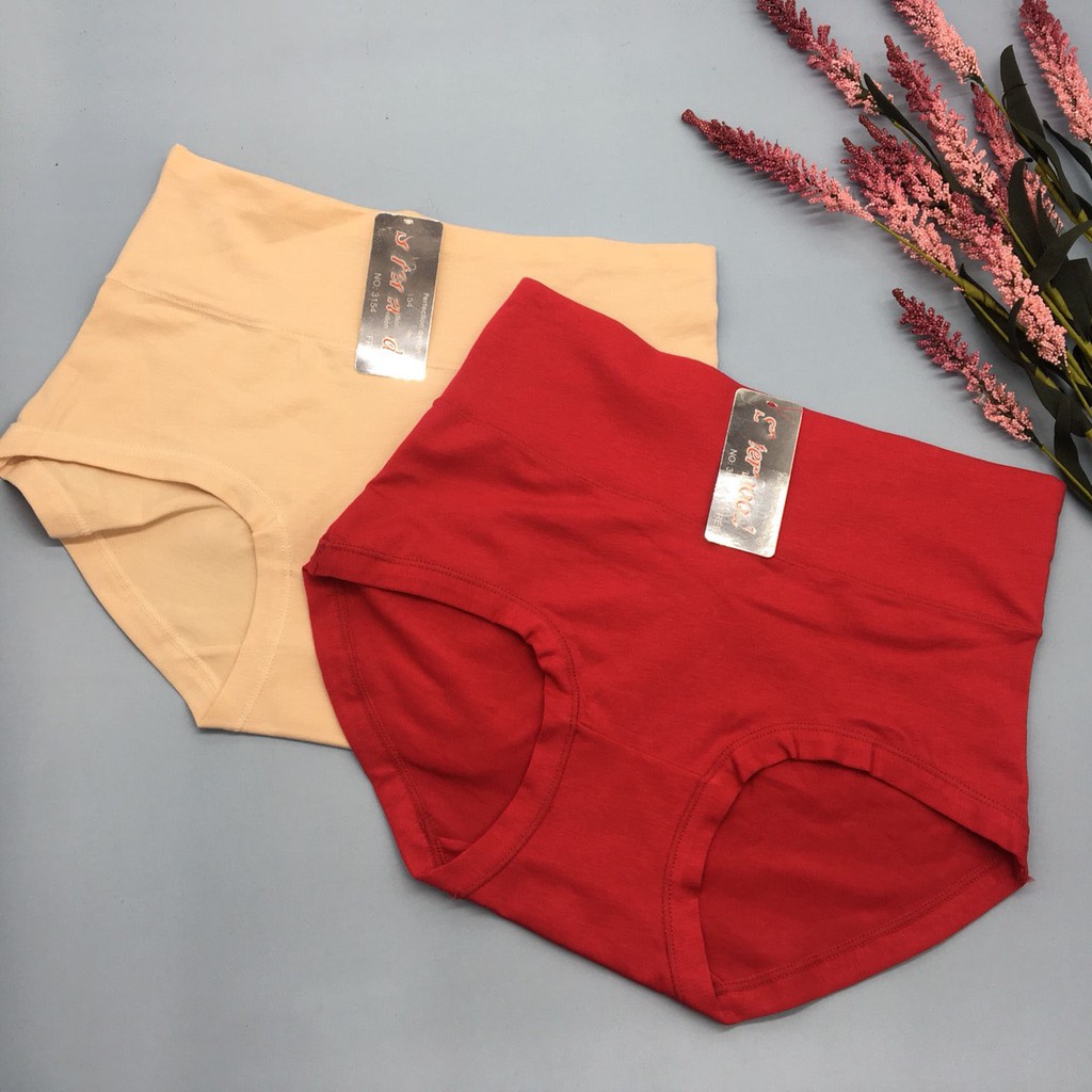 Quần lót nữ cotton cạp cao , 85cm đến 90cm quần cạp cao cho người béo bụng 3154 không gian eva KGE | BigBuy360 - bigbuy360.vn