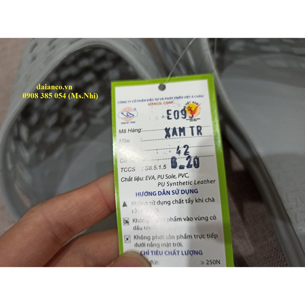 Dép xốp siêu nhẹ mang trong phòng sạch- VAC E093