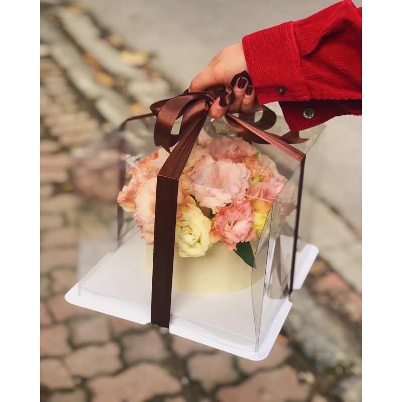 Hộp Mica Trong Đựng Bánh Sinh Nhật