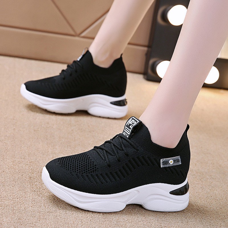 Giày Thể Thao Nữ Vải Cổ Chun Độn Đế SPEM TD 131 | BigBuy360 - bigbuy360.vn