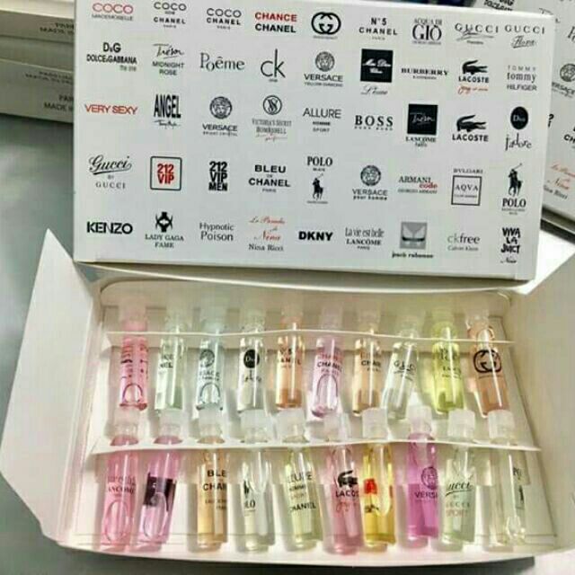 Bộ nước hoa mini 20chai