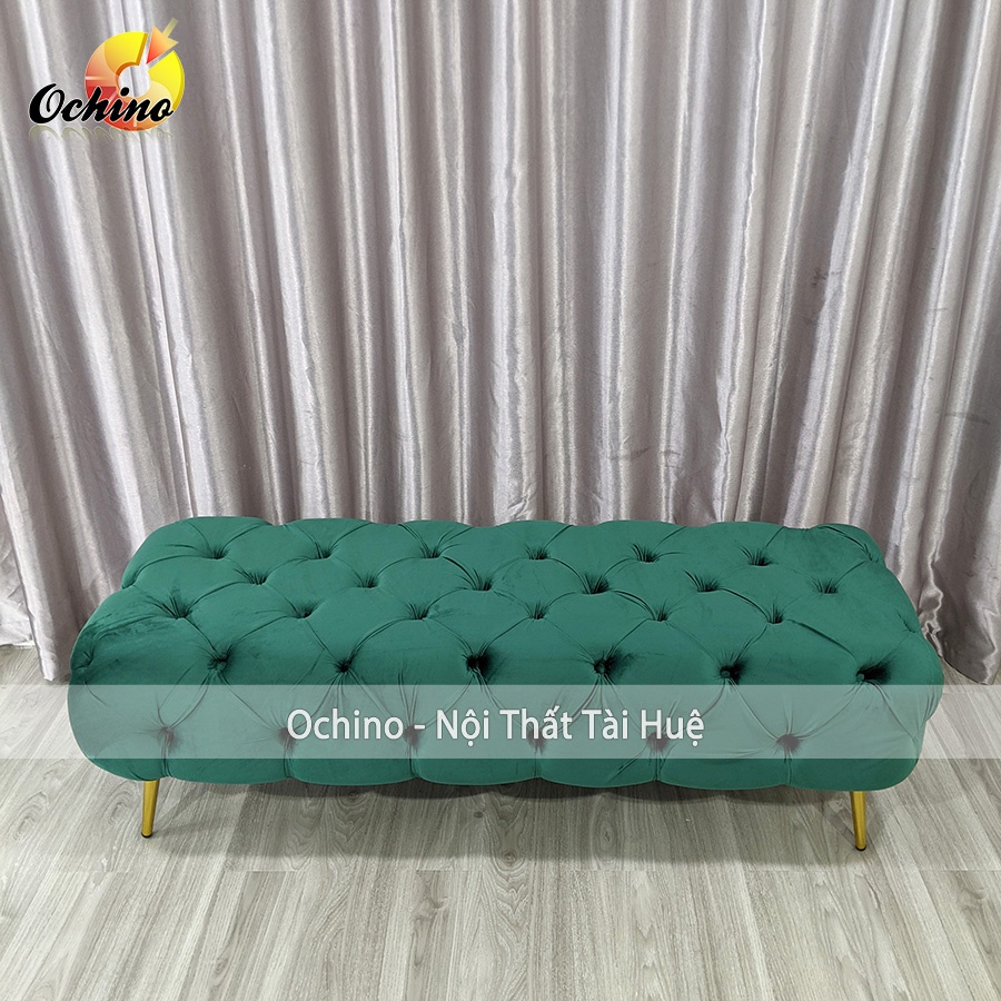 Ghế Dài Ngồi chờ, ghế Sofa Dài Phòng Ngủ NHún cổ điển Sang Chảnh dài 1m4 cm ( Ảnh Thật và Video)