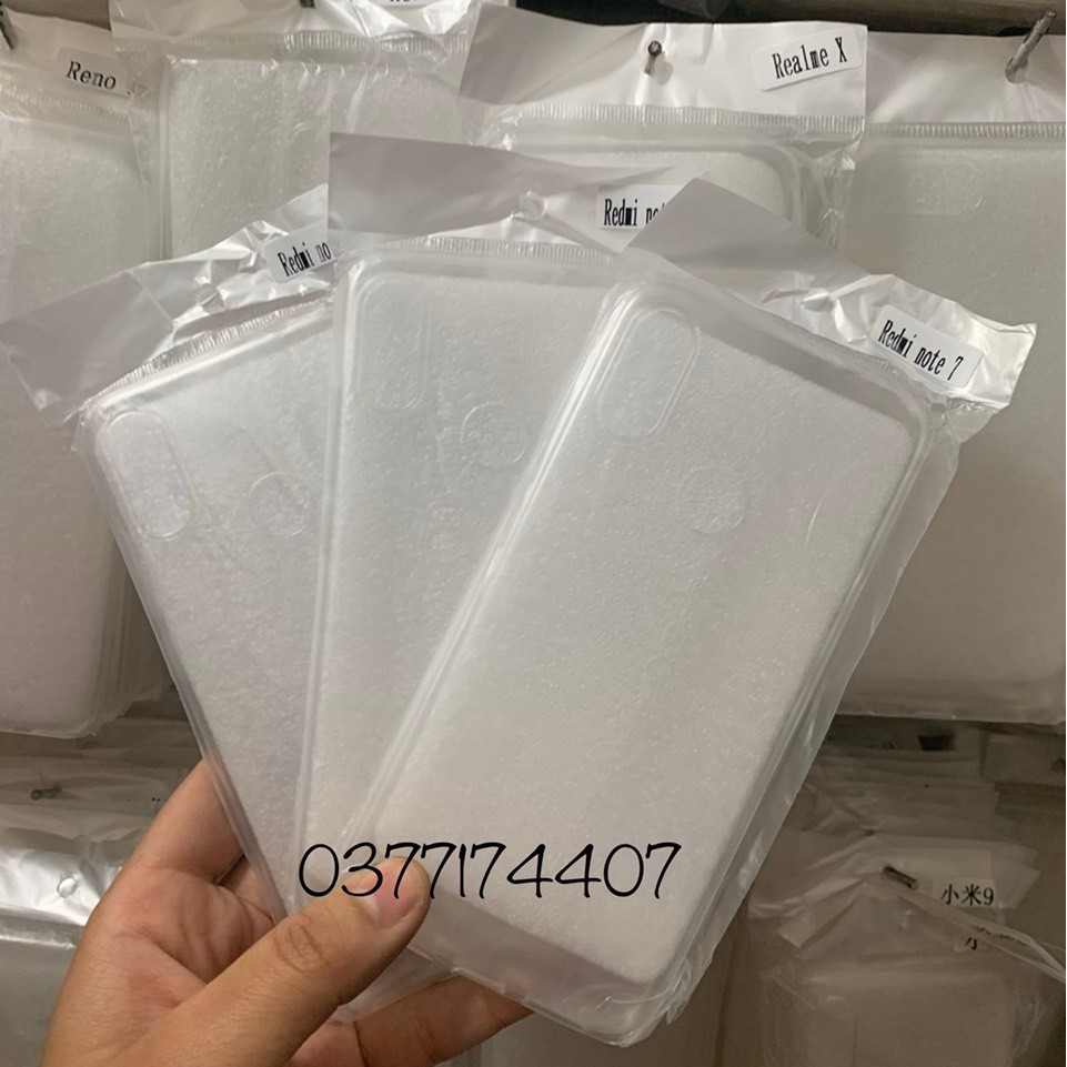 Bộ 3 ốp dẻo cao cấp Xiaomi Redmi Note 7/ Note 7 Pro Trong suốt - Hàng loại 1